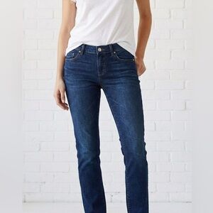 Pilcro and the Letterpress By Anthropology Straight Leg Low Rise Jeans Sz 28